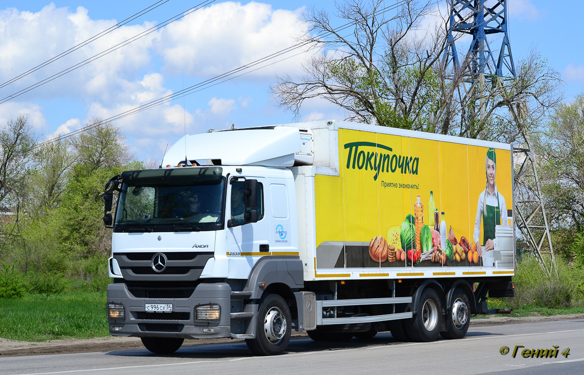 Волгоградская область, № С 996 СХ 34 — Mercedes-Benz Axor 2535