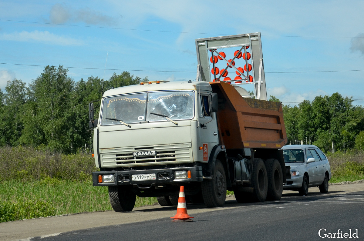 Новосибирская область, № В 419 РМ 54 — КамАЗ-55111-01 [55111A]