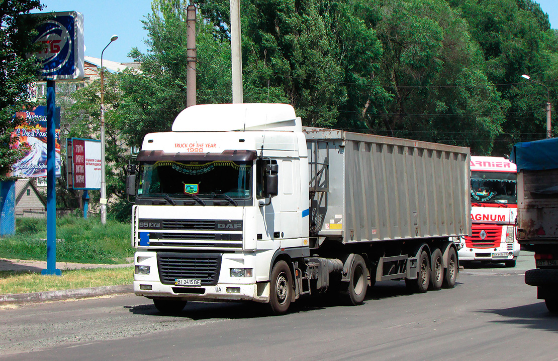 Полтавская область, № ВІ 2415 ВЕ — DAF 95XF FT