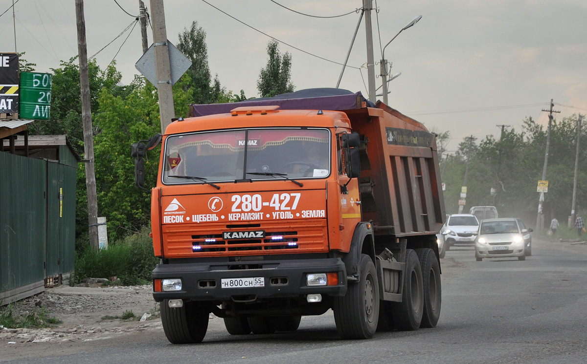 Омская область, № Н 800 СН 55 — КамАЗ-65115 [651150]