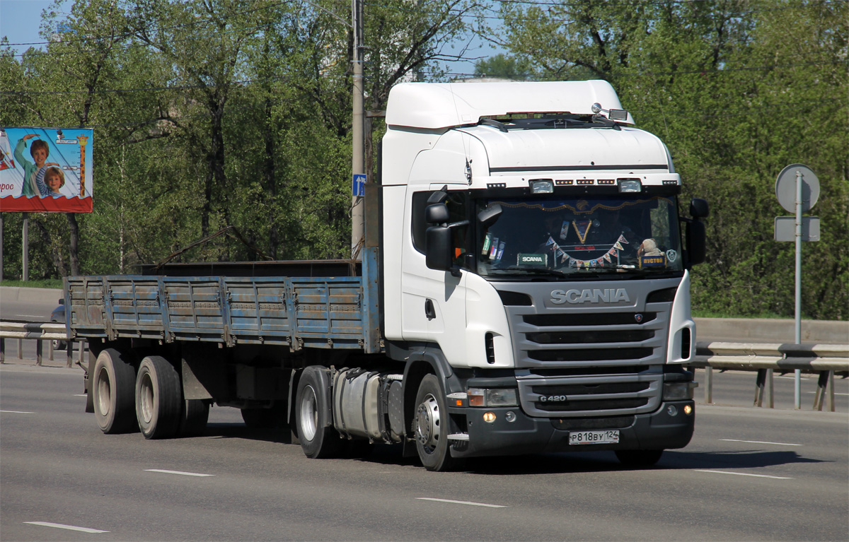 Красноярский край, № Р 818 ВУ 124 — Scania ('2009) G420