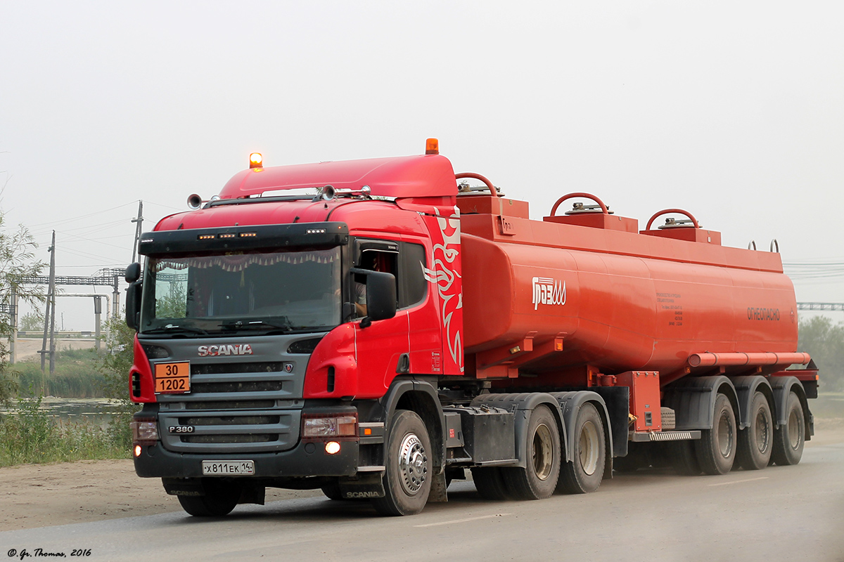 Саха (Якутия), № Х 811 ЕК 14 — Scania ('2004) P380