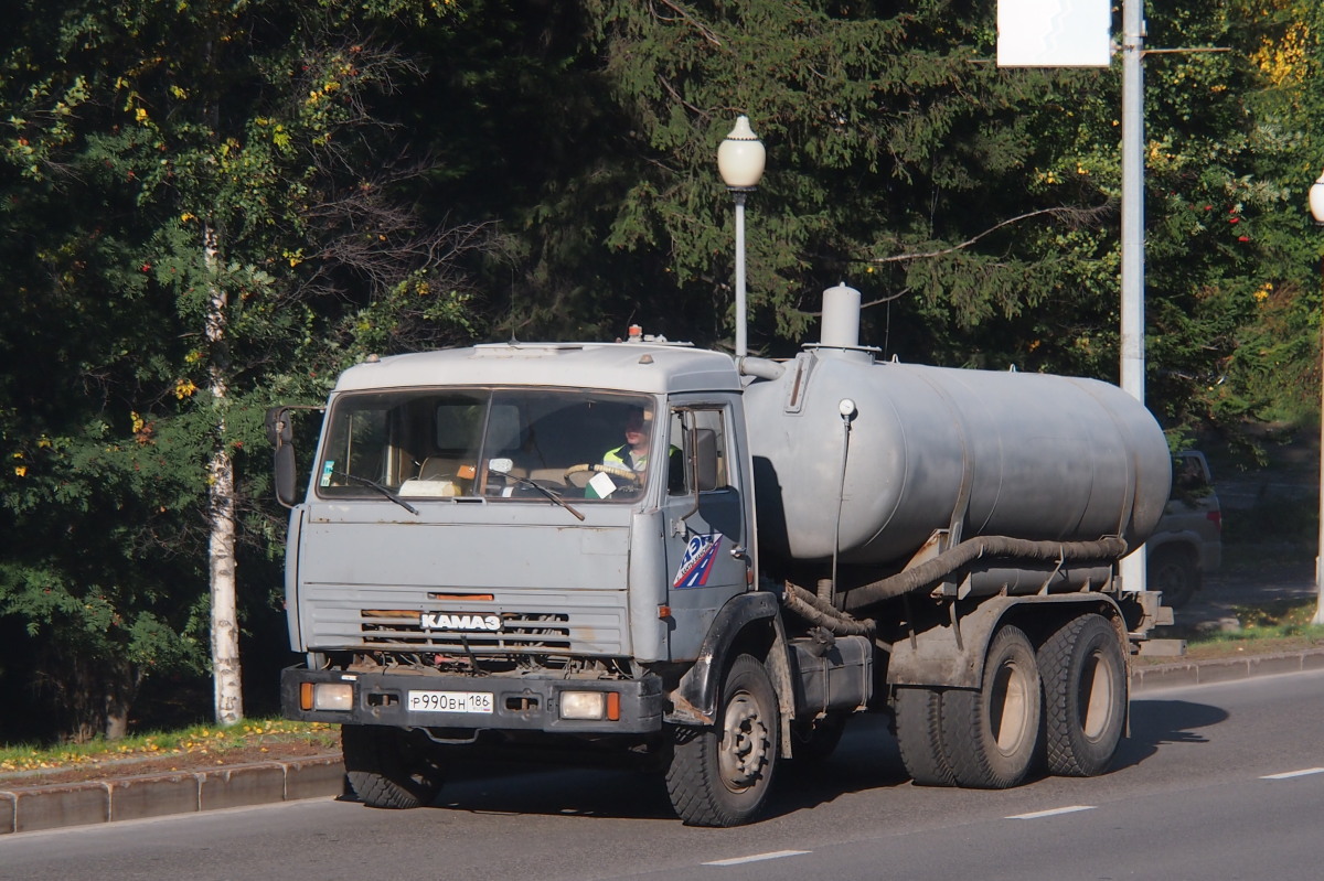 Ханты-Мансийский автоном.округ, № Р 990 ВН 186 — КамАЗ-53215 [532150]