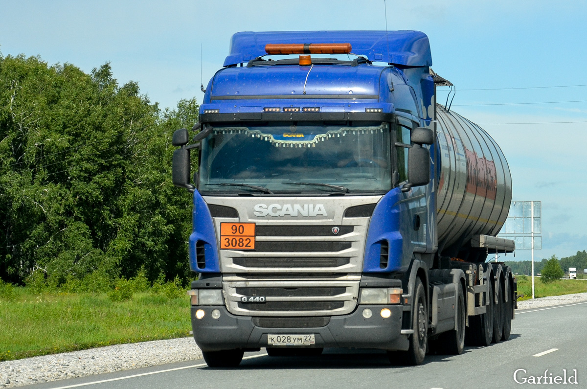 Алтайский край, № К 028 УМ 22 — Scania ('2009) G440