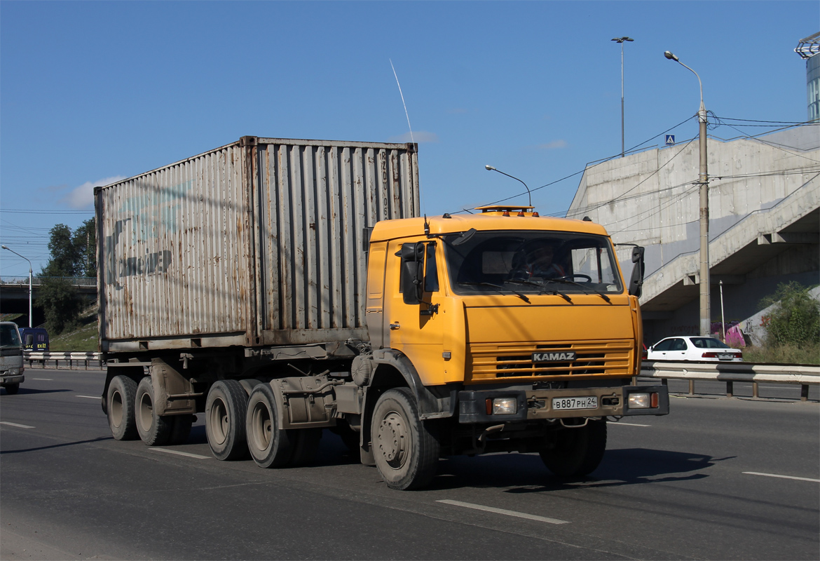 Красноярский край, № В 887 РН 24 — КамАЗ-65116-N3