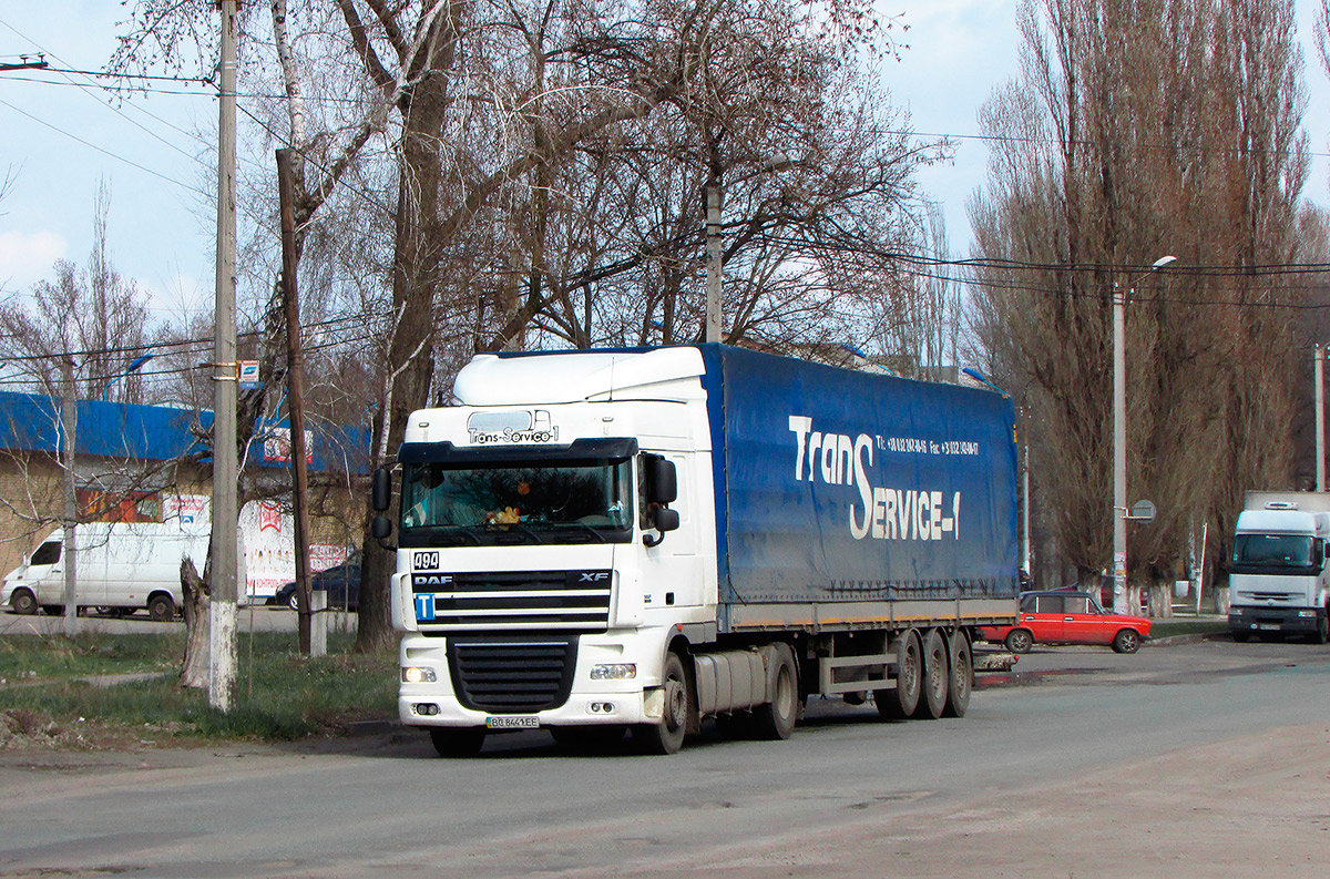 Львовская область, № 494 — DAF XF105 FT