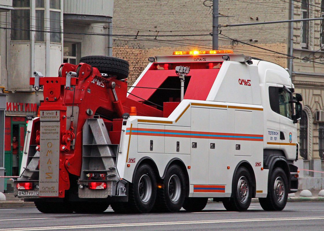 Москва, № В 437 УУ 77 — Scania ('2009) R420; Москва — Парад городской техники 2016