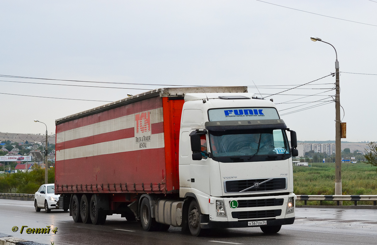 Волгоградская область, № К 567 ОХ 34 — Volvo ('2002) FH12.460