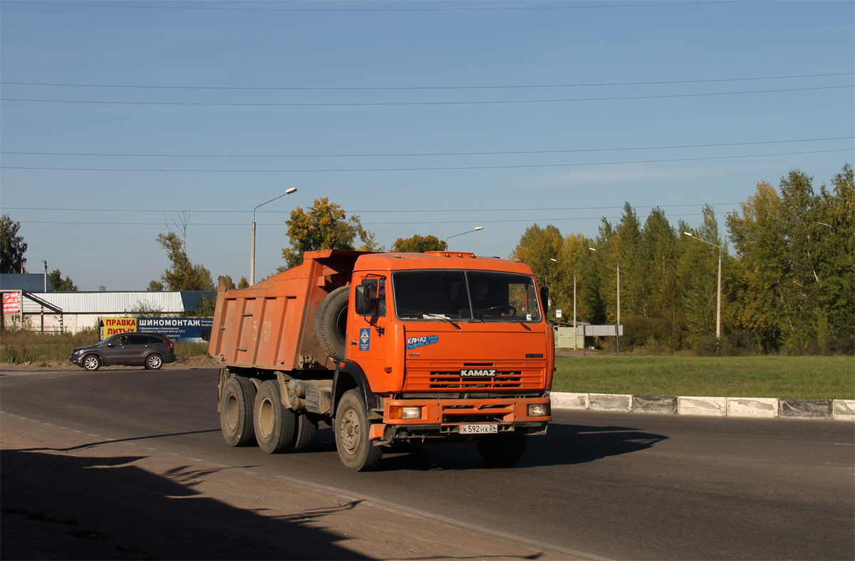 Красноярский край, № К 592 НХ 24 — КамАЗ-65115 [651150]