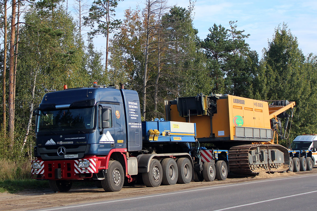 Москва, № О 994 НМ 777 — Mercedes-Benz Actros ('2009)