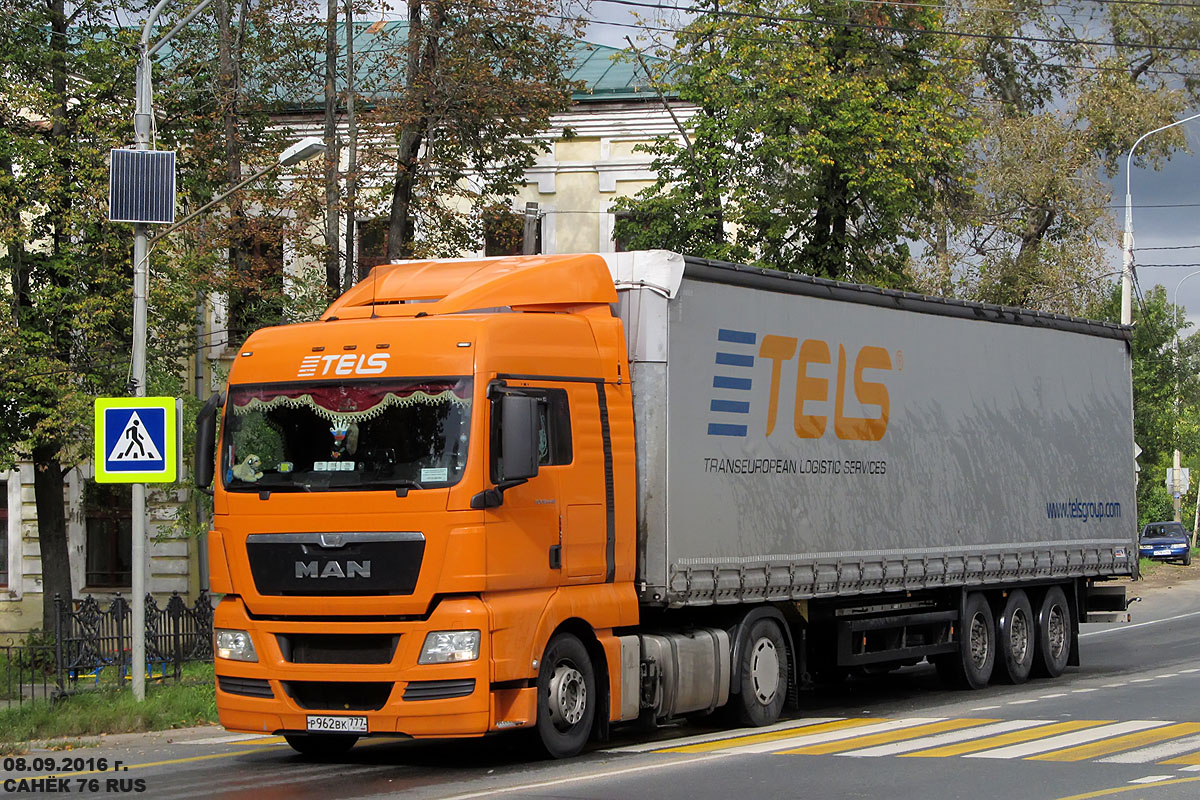 Москва, № Р 962 ВК 777 — MAN TGX ('2007) 18.440