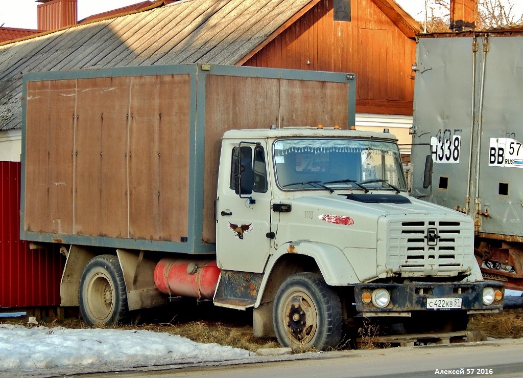 Орловская область, № С 422 КВ 57 — ЗИЛ-433362