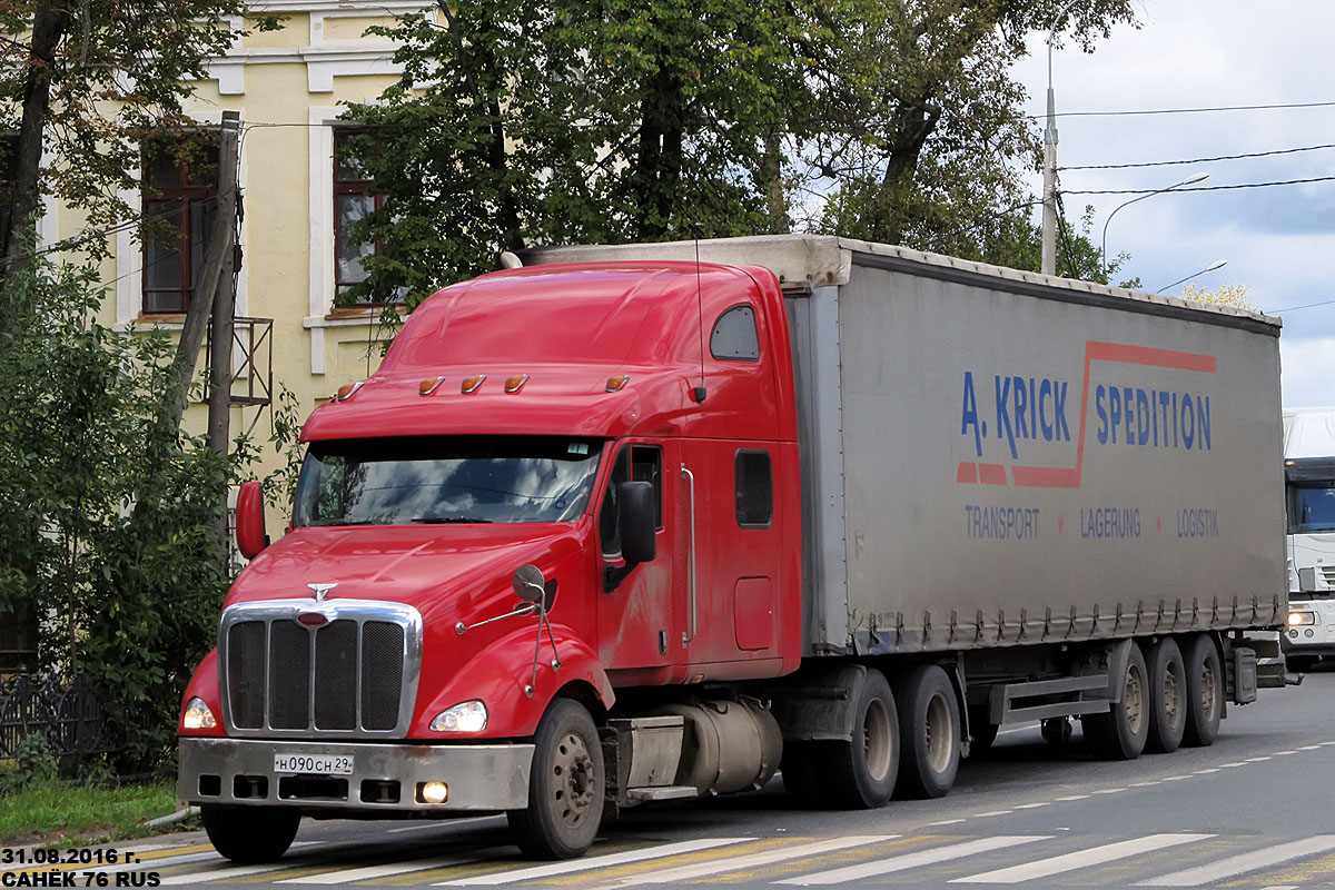 Архангельская область, № Н 090 СН 29 — Peterbilt 387