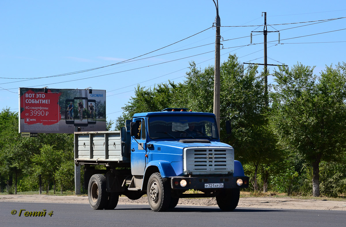 Волгоградская область, № Р 721 ХР 34 — ЗИЛ-494560