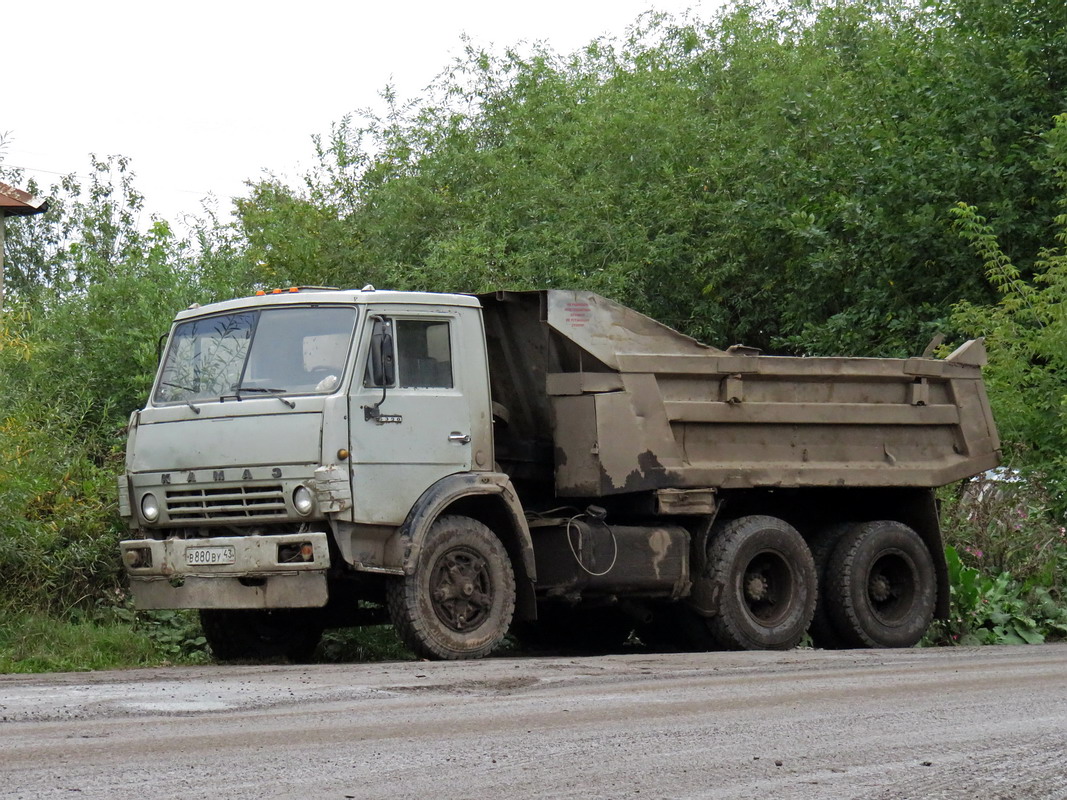 Кировская область, № В 880 ВУ 43 — КамАЗ-55111 (общая модель)