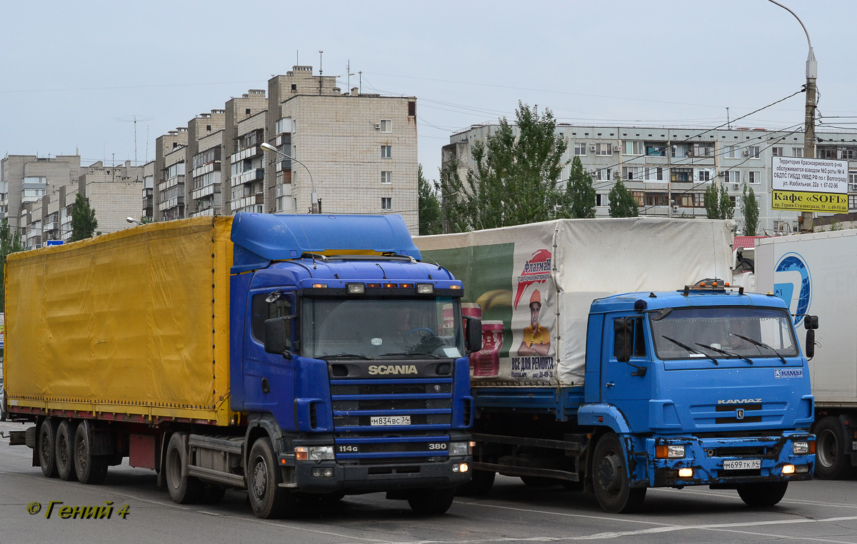 Волгоградская область, № М 834 ВС 34 — Scania ('1996) R114G