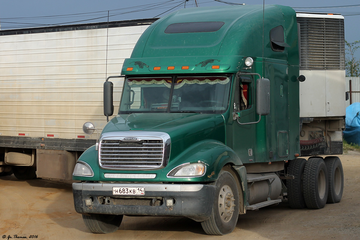 Саха (Якутия), № Н 683 КВ 14 — Freightliner Columbia