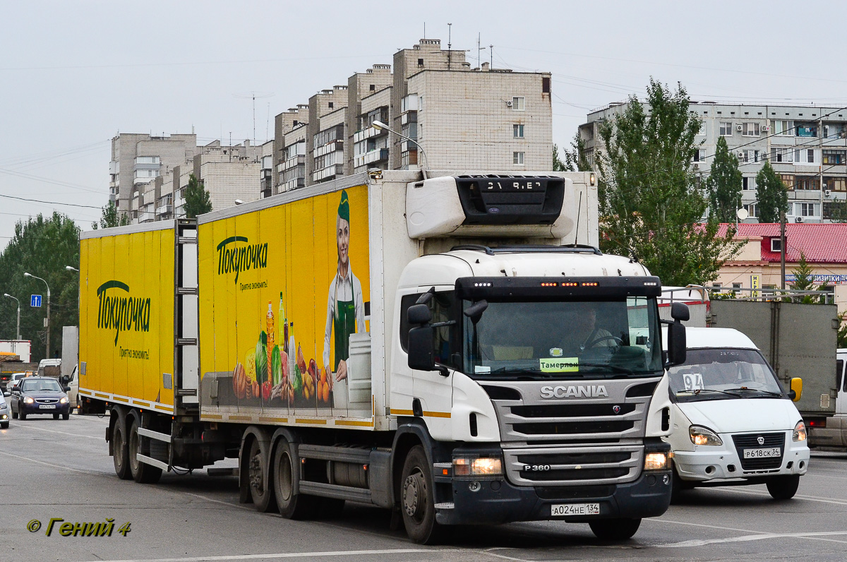 Волгоградская область, № А 024 НЕ 134 — Scania ('2011) P380