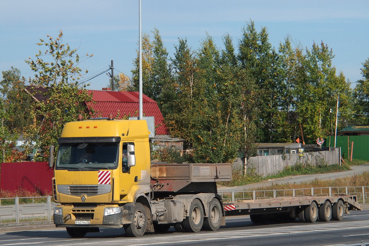 Тюменская область, № Р 627 МС 72 — Renault Premium Lander [X9P]