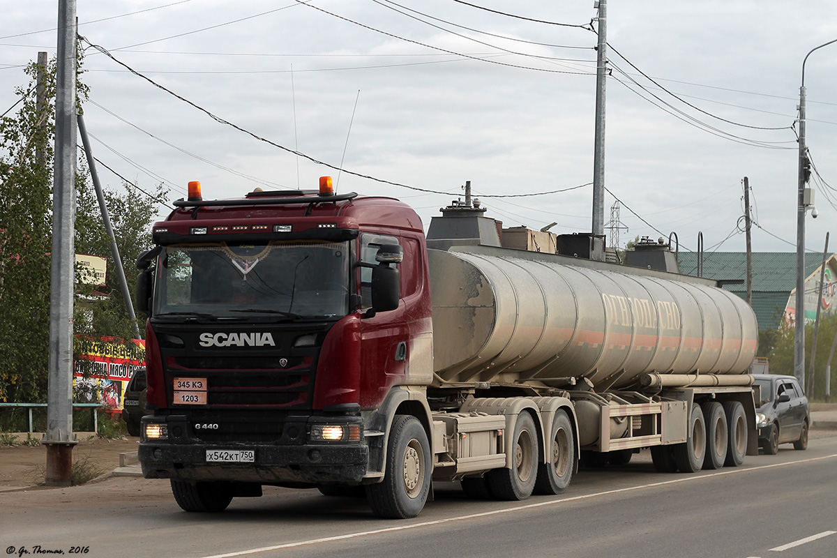 Саха (Якутия), № Х 542 КТ 750 — Scania ('2013) G440