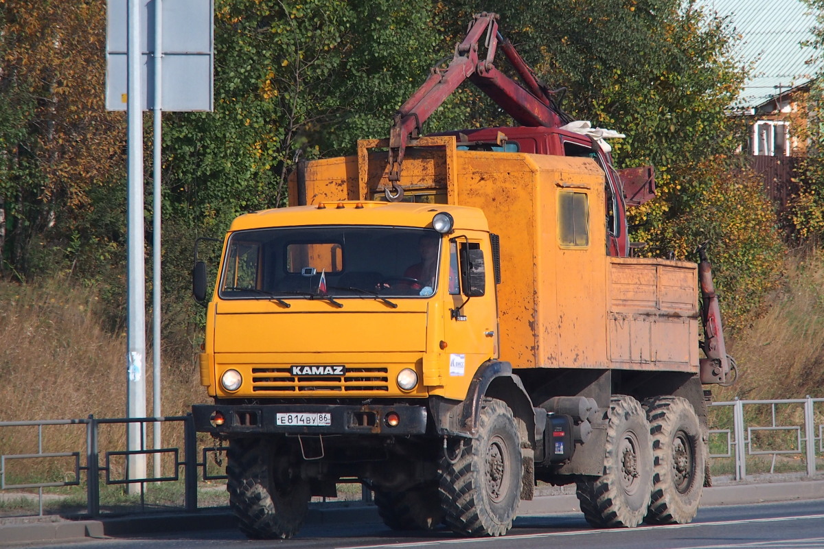 Ханты-Мансийский автоном.округ, № Е 814 ВУ 86 — КамАЗ-43101