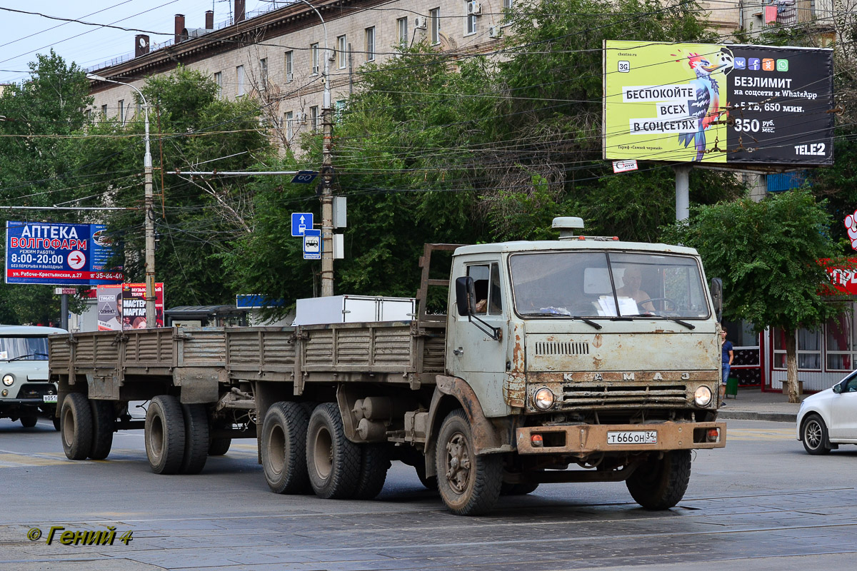 Волгоградская область, № Т 666 ОН 34 — КамАЗ-53208