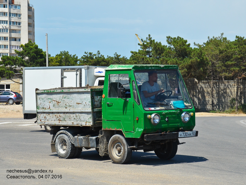 Севастополь, № А 730 НК 92 — Multicar M25 (общая модель)