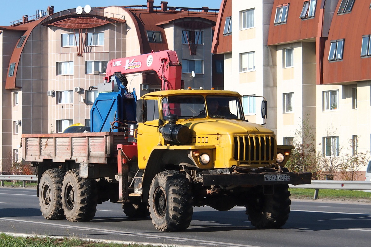 Тюменская область, № Е 973 ХС 72 — Урал-4320-10