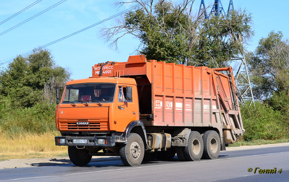 Волгоградская область, № А 835 ТК 134 — КамАЗ-53229-15 [53229R]