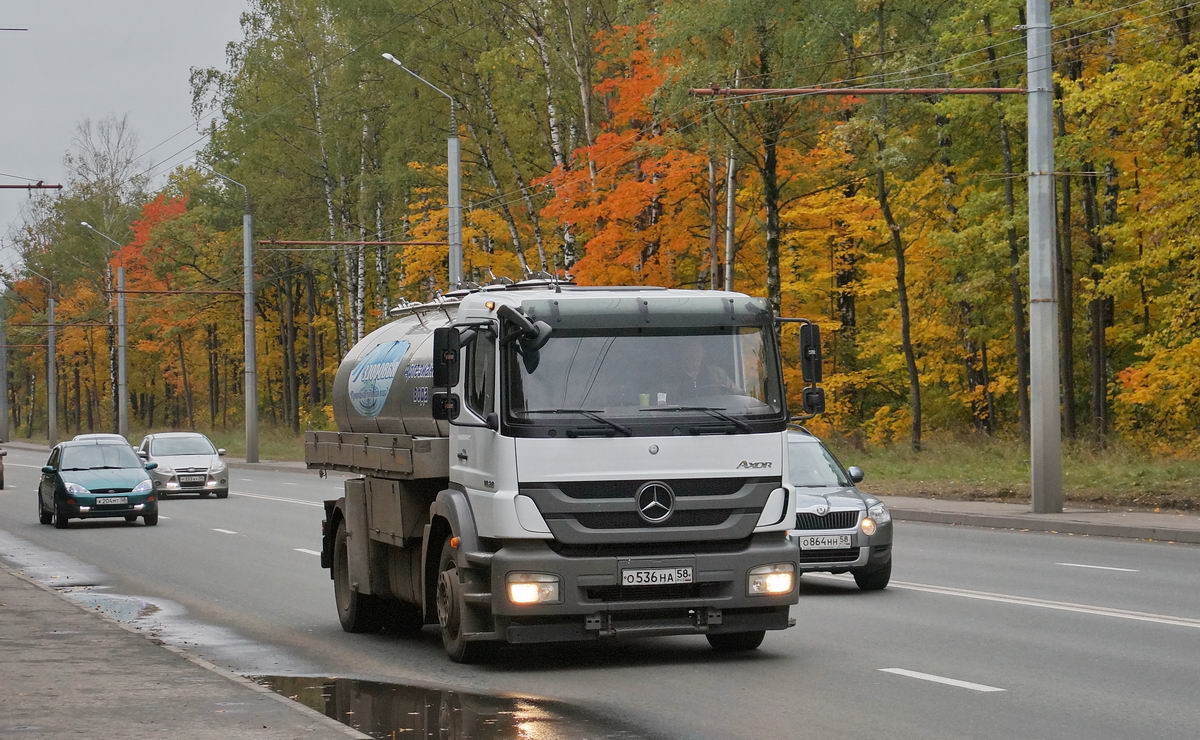 Пензенская область, № О 536 НА 58 — Mercedes-Benz Axor 1828