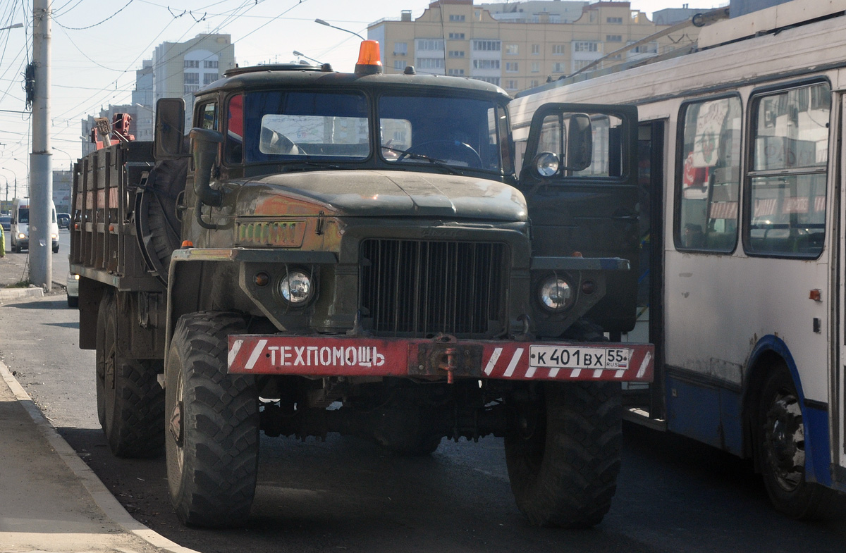 Омская область, № К 401 ВХ 55 — Урал-375Д