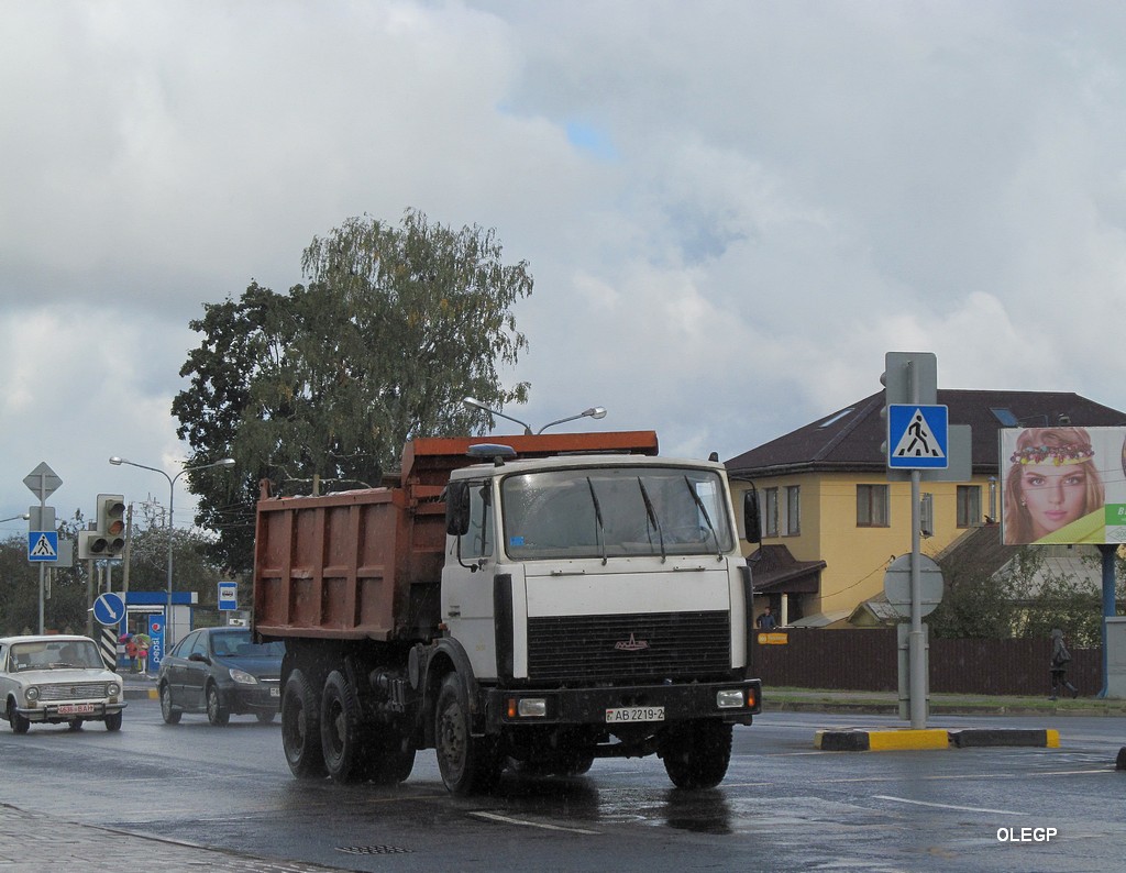 Витебская область, № АВ 2219-2 — МАЗ-5516 (общая модель)