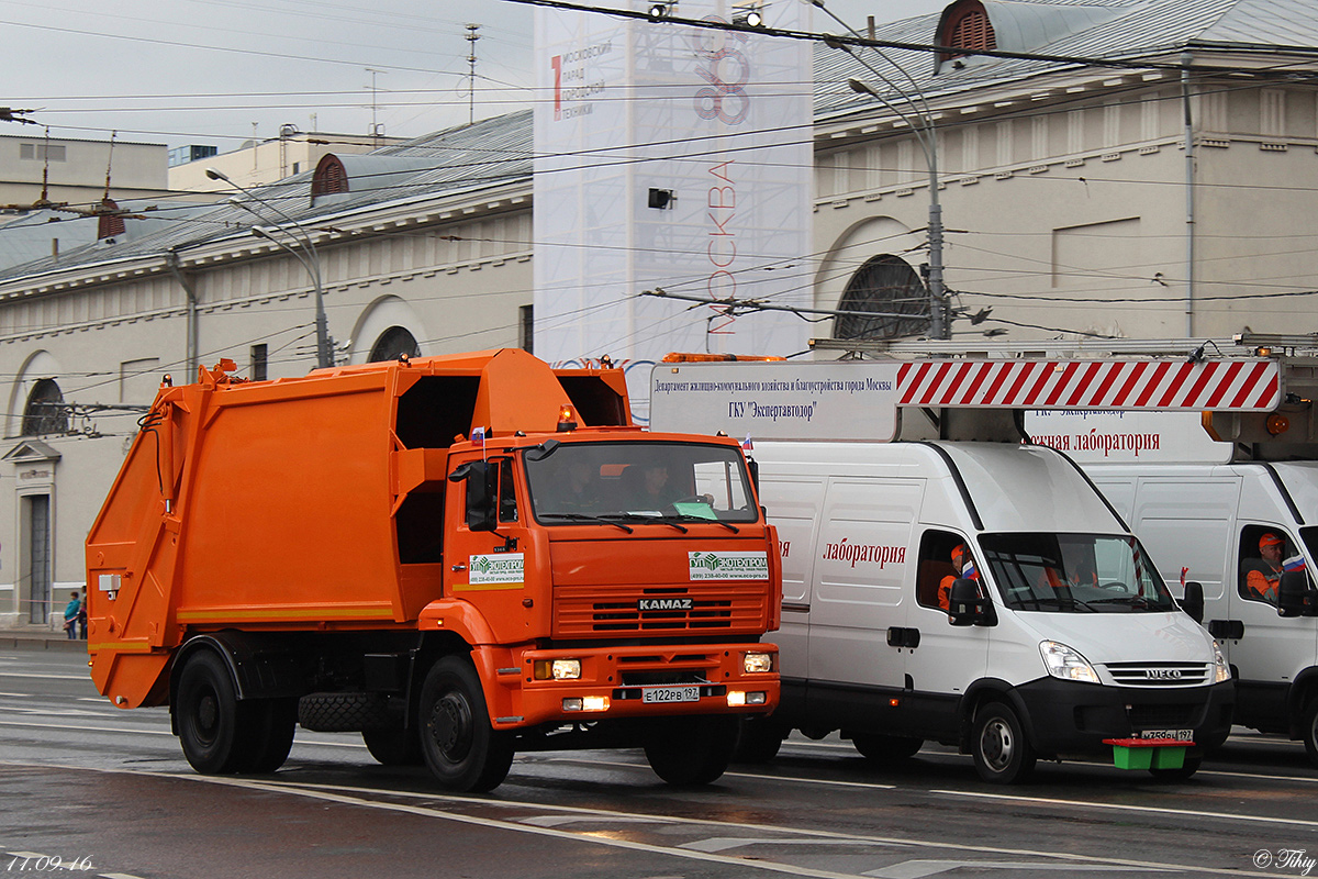 Москва, № Е 122 РВ 197 — КамАЗ-53605-62; Москва — Парад городской техники 2016