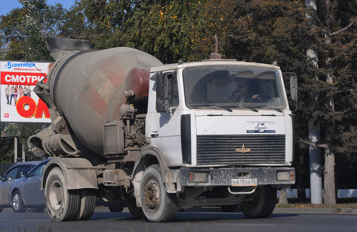 Омская область, № Н 619 ОА 55 — МАЗ-533702