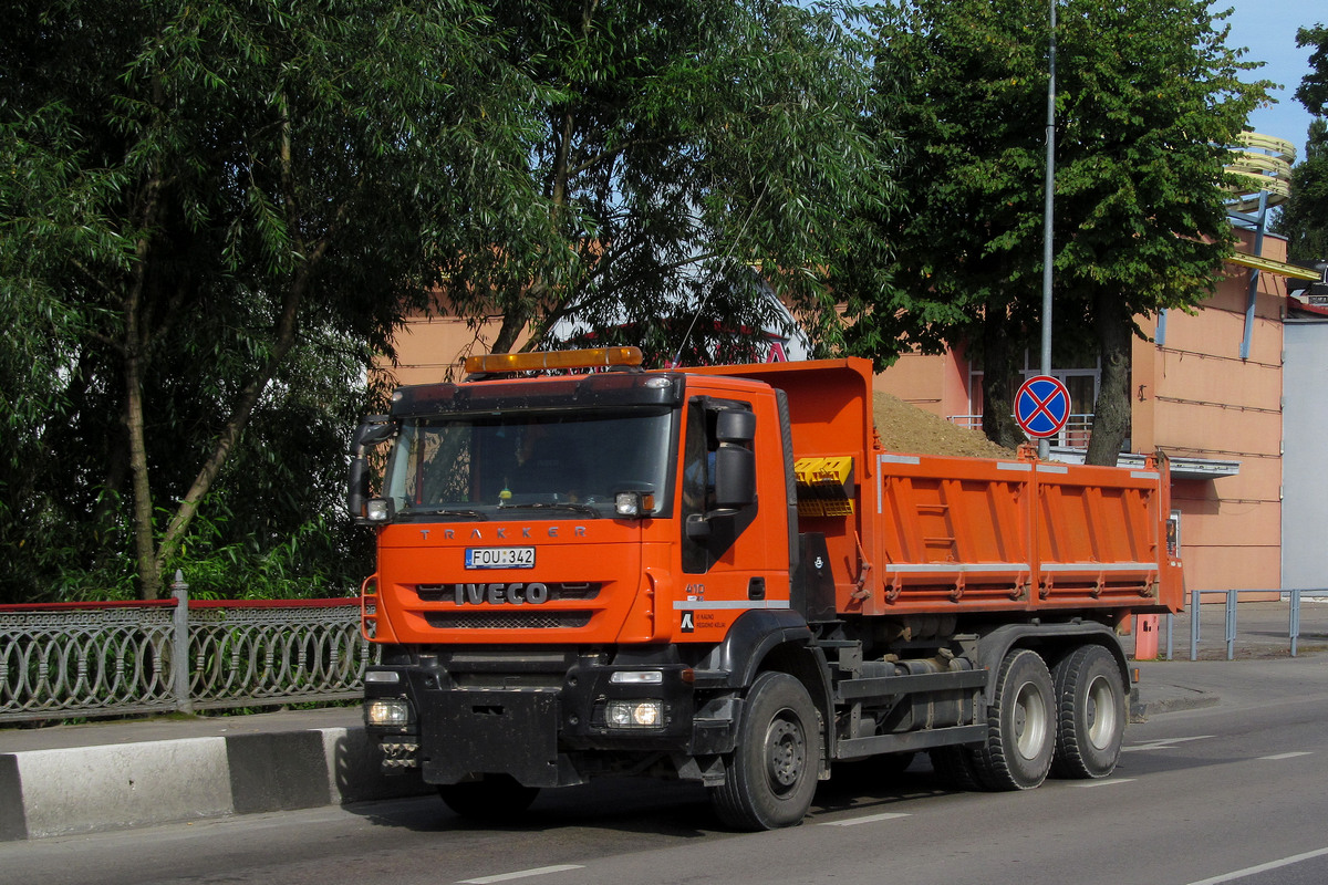 Литва, № FOU 342 — IVECO Trakker ('2007)