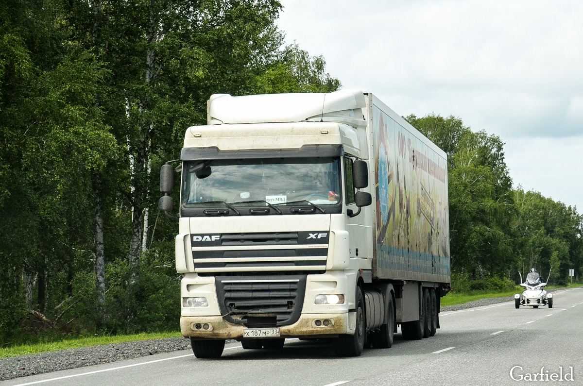 Владимирская область, № Х 187 МР 33 — DAF XF105 FT