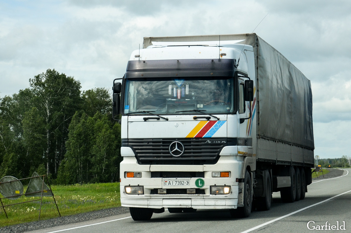 Гомельская область, № АІ 7392-3 — Mercedes-Benz Actros ('1997) 1843