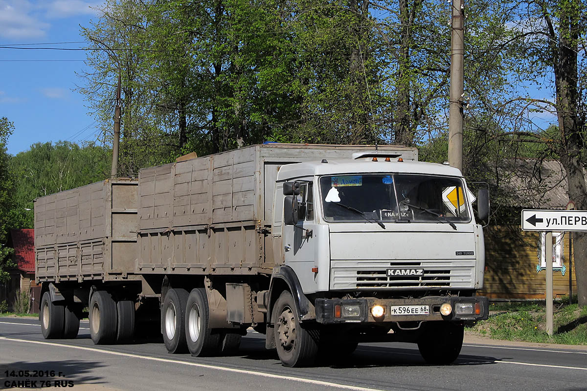 Тамбовская область, № К 596 ЕЕ 68 — КамАЗ-53215 [532150]