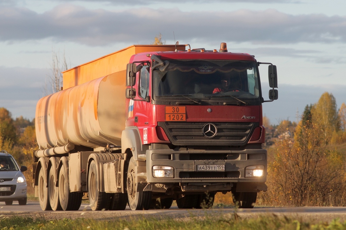 Пермский край, № А 439 ТТ 159 — Mercedes-Benz Axor 1835