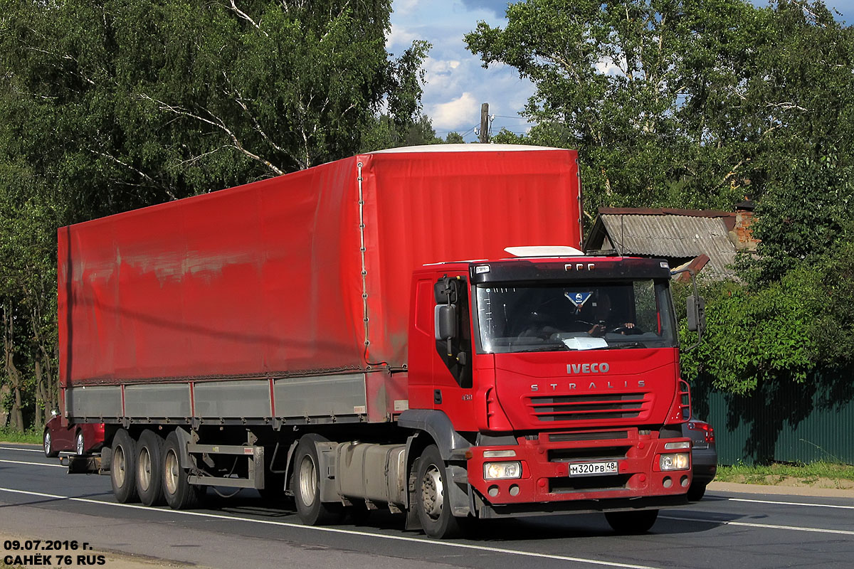 Липецкая область, № М 320 РВ 48 — IVECO Stralis ('2002) 430