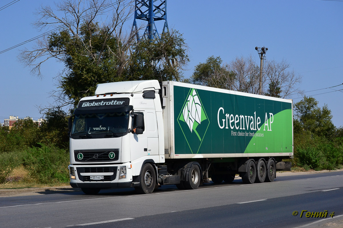 Волгоградская область, № Р 551 НЕ 34 — Volvo ('2002) FH12.420