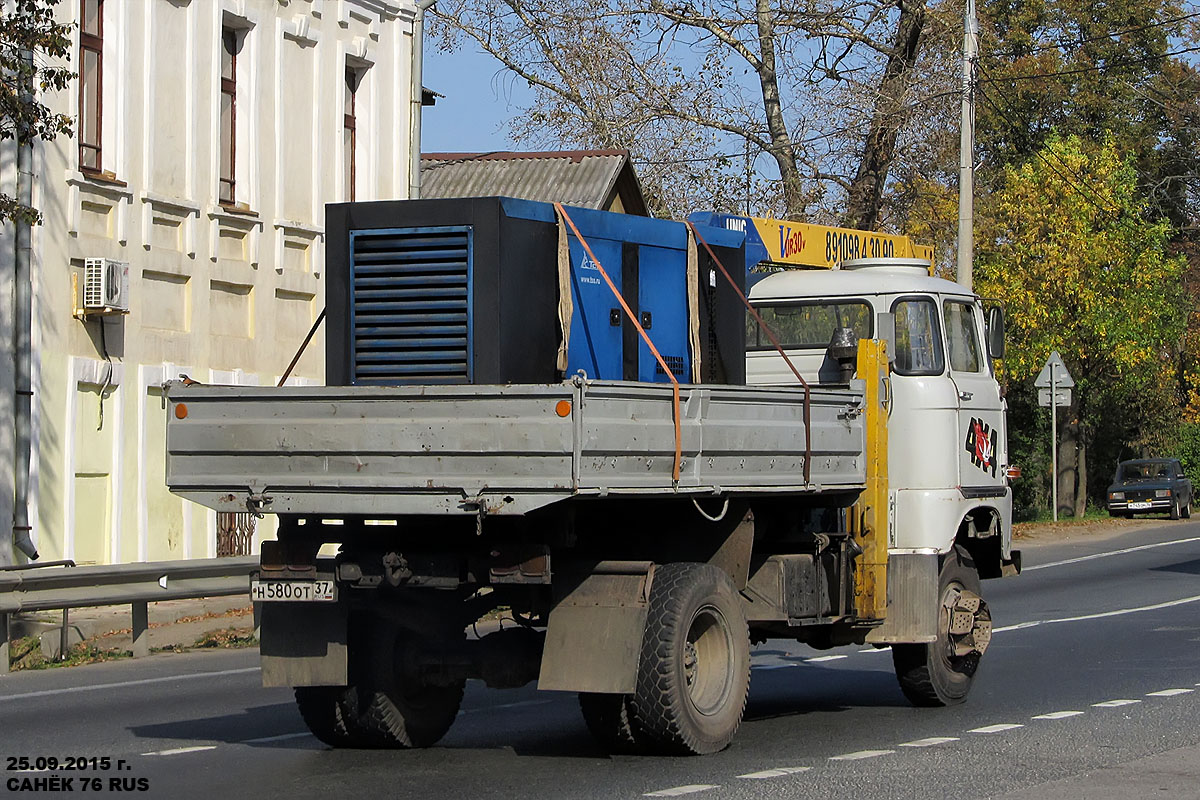 Ивановская область, № Н 580 ОТ 37 — IFA W50L/L