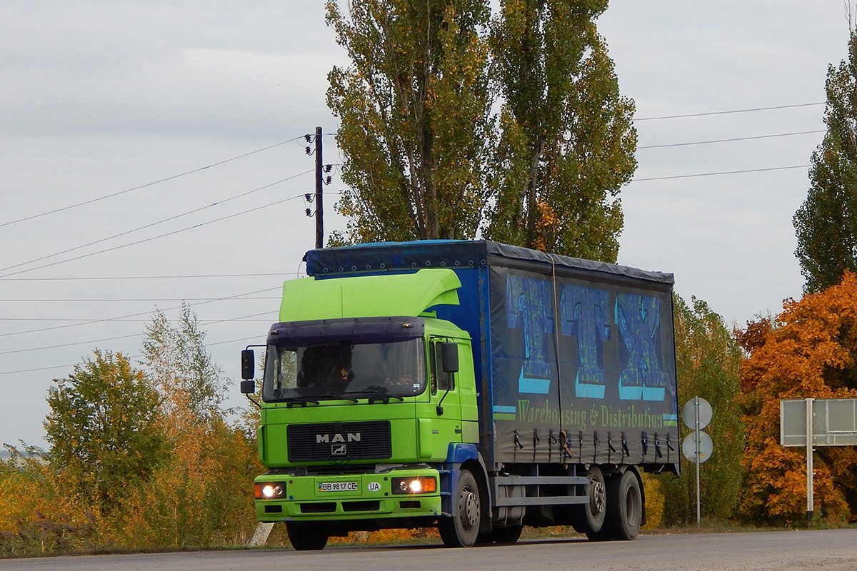 Луганская область, № ВВ 9817 СЕ — MAN F2000 (общая модель)