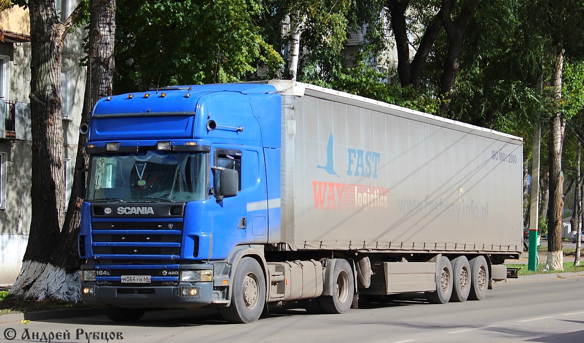 Тамбовская область, № М 064 УН 68 — Scania ('1996) R164L