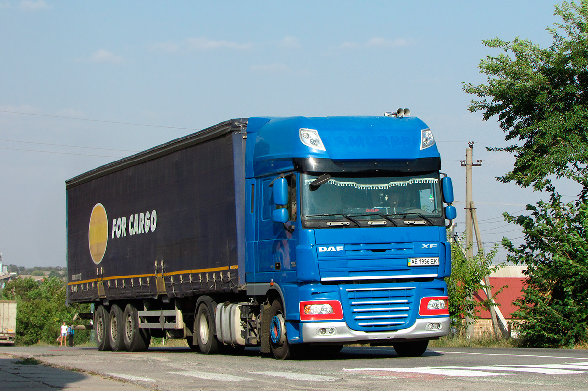 Днепропетровская область, № АЕ 1956 ЕК — DAF XF105 FT