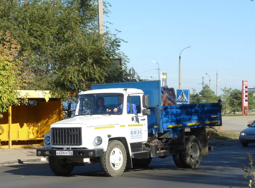 Волгоградская область, № А 439 УР 134 — ГАЗ-3309