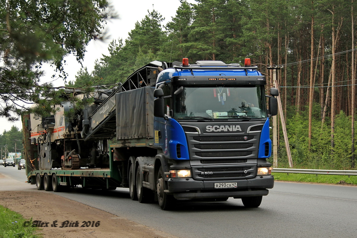 Ленинградская область, № В 293 СХ 47 — Scania ('2009) R500