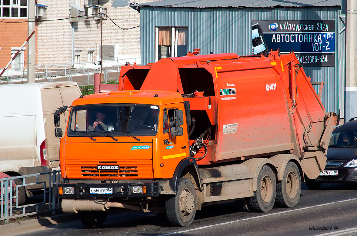 Удмуртия, № О 560 ЕВ 152 — КамАЗ-65115 (общая модель)