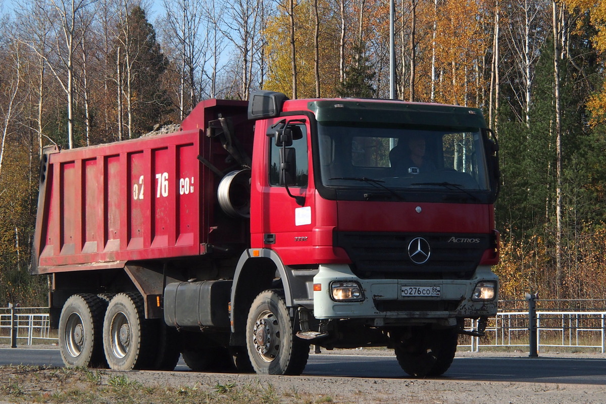 Ханты-Мансийский автоном.округ, № О 276 СО 86 — Mercedes-Benz Actros ('2003) 3332