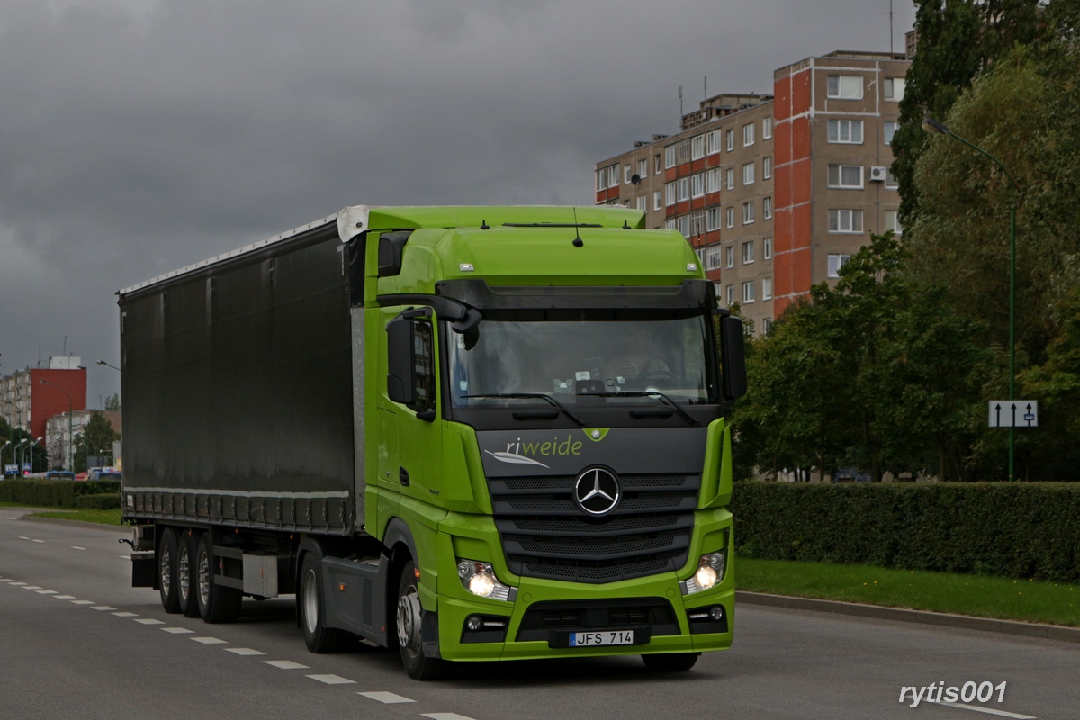 Литва, № JFS 714 — Mercedes-Benz Actros ('2011)